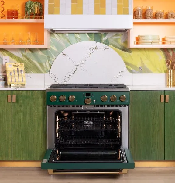 Caf C2Y366P5TG2 Caf 36" Smart Dual-Fuel Commercial-Style Range with 6 Burners (Natural Gas)