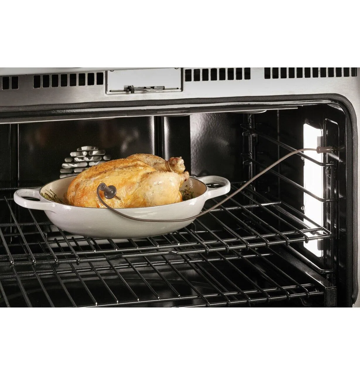 Cafe C2Y486P3TD1 Caf&#8482; 48" Smart Dual-Fuel Commercial-Style Range With 6 Burners And Griddle (Natural Gas)