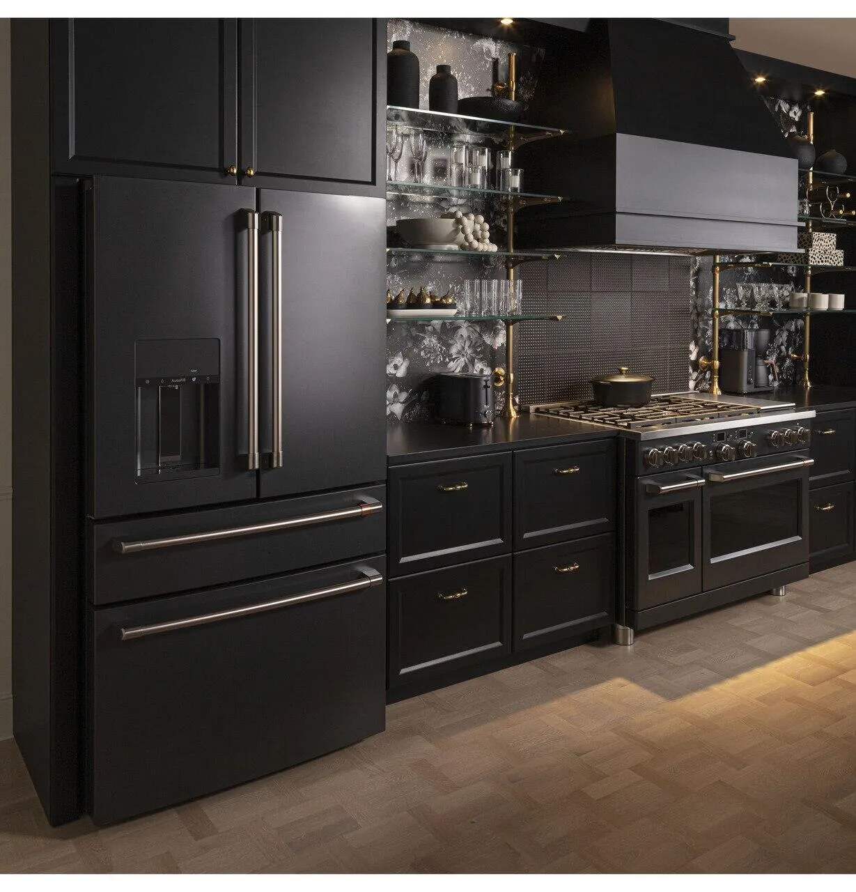 Cafe C2Y486P3TD1 Caf&#8482; 48" Smart Dual-Fuel Commercial-Style Range With 6 Burners And Griddle (Natural Gas)