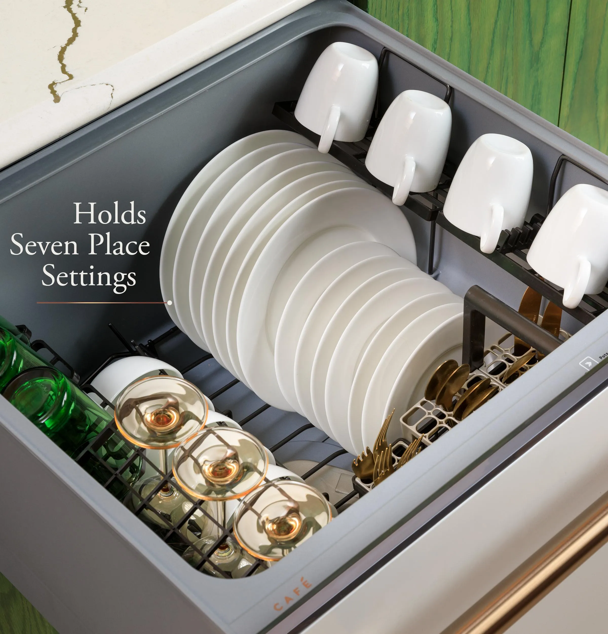 Cafe CDD220P3WD1 Caf&#8482; Energy Star Smart Single Drawer Dishwasher