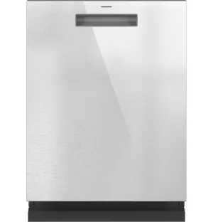 Cafe CDP888M5VS5 Caf&#8482; Customfit Energy Star Stainless Interior Smart Dishwasher With Ultra Wash Top Rack And Dual Convection Ultra Dry, Led Lights, 39 Dba In Platinum Glass