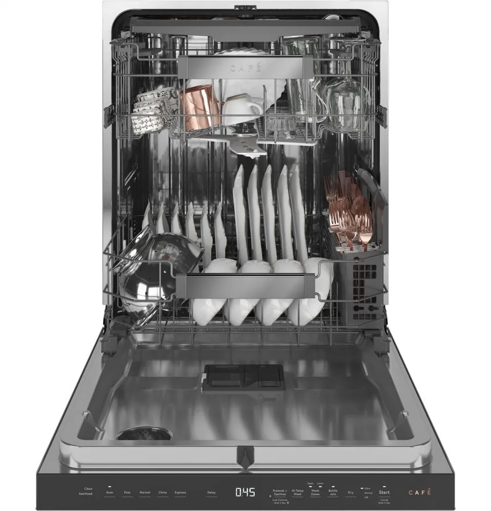 Cafe CDT805M5NS5 Caf Stainless Steel Interior Dishwasher With Sanitize And Ultra Wash & Dry In Platinum Glass