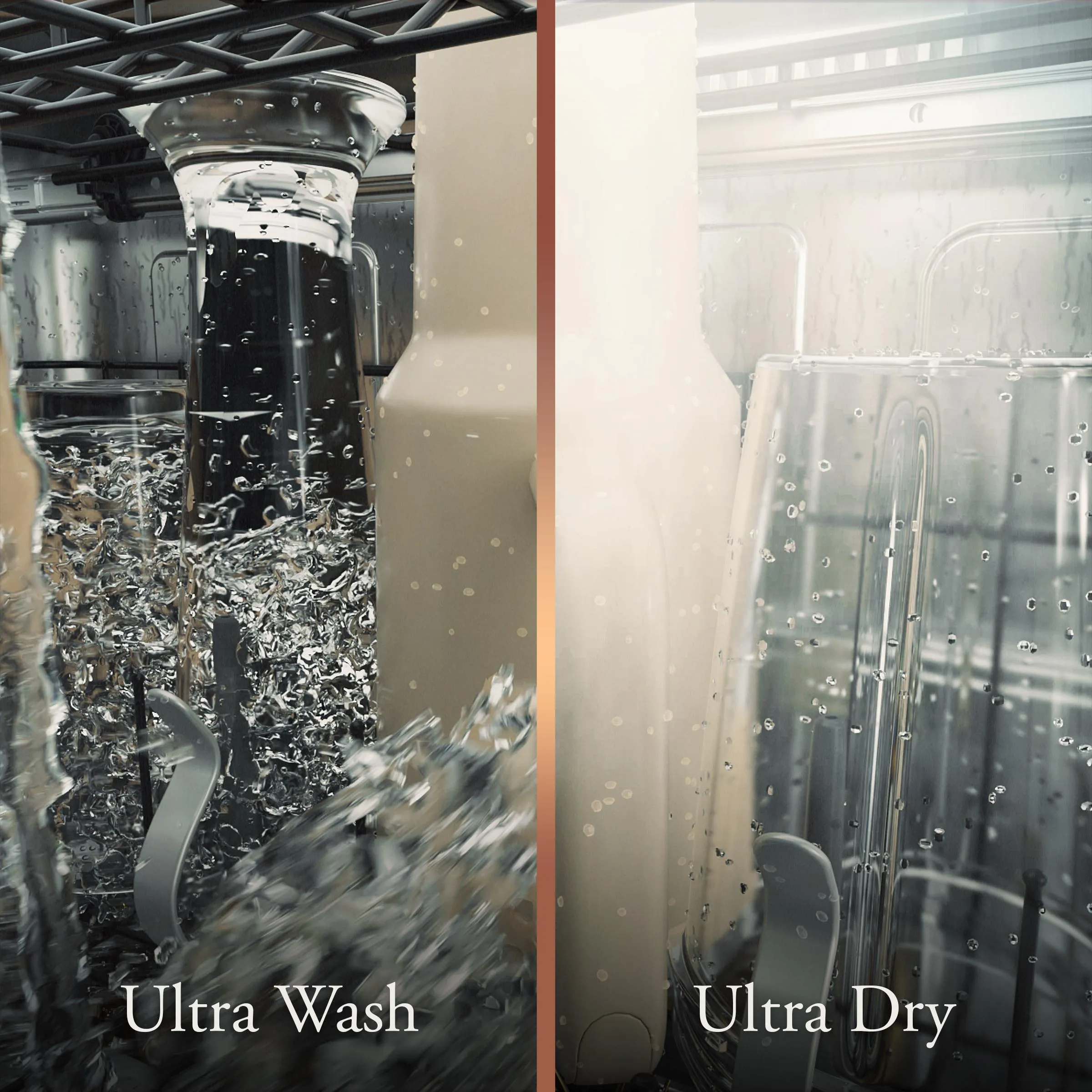 Cafe CDT828P2VS1 Caf&#8482; Customfit Energy Star Stainless Interior Smart Dishwasher With Ultra Wash & Dry, 42 Dba