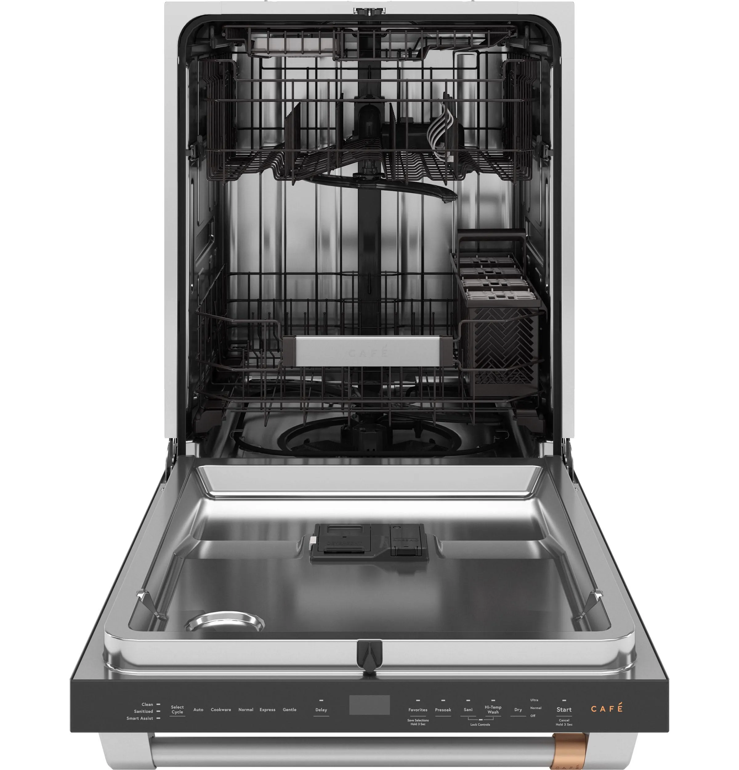 Cafe CDT828P2VS1 Caf&#8482; Customfit Energy Star Stainless Interior Smart Dishwasher With Ultra Wash & Dry, 42 Dba
