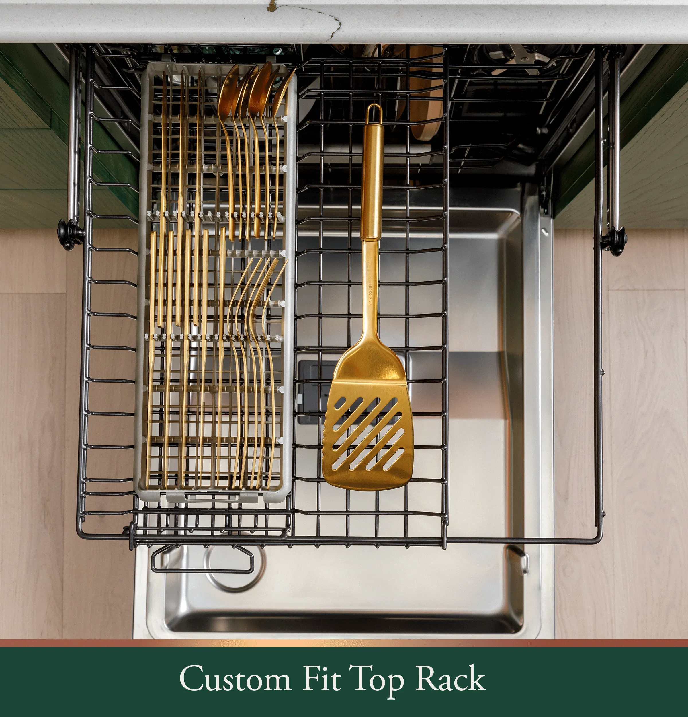 Cafe CDT828P2VS1 Caf&#8482; Customfit Energy Star Stainless Interior Smart Dishwasher With Ultra Wash & Dry, 42 Dba