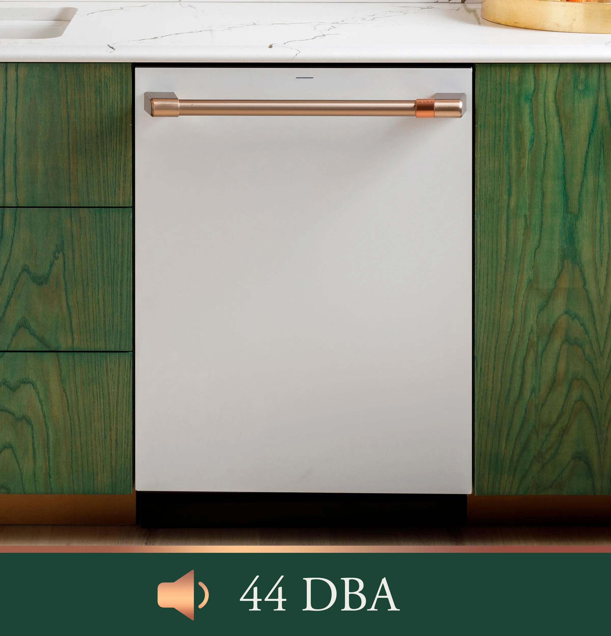 Cafe CDT858P2VS1 Caf&#8482; Customfit Energy Star Stainless Interior Smart Dishwasher With Ultra Wash Top Rack And Dual Convection Ultra Dry, 44 Dba