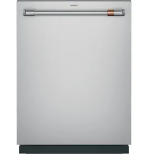 Cafe CDT858P2VS1 Caf&#8482; Customfit Energy Star Stainless Interior Smart Dishwasher With Ultra Wash Top Rack And Dual Convection Ultra Dry, 44 Dba