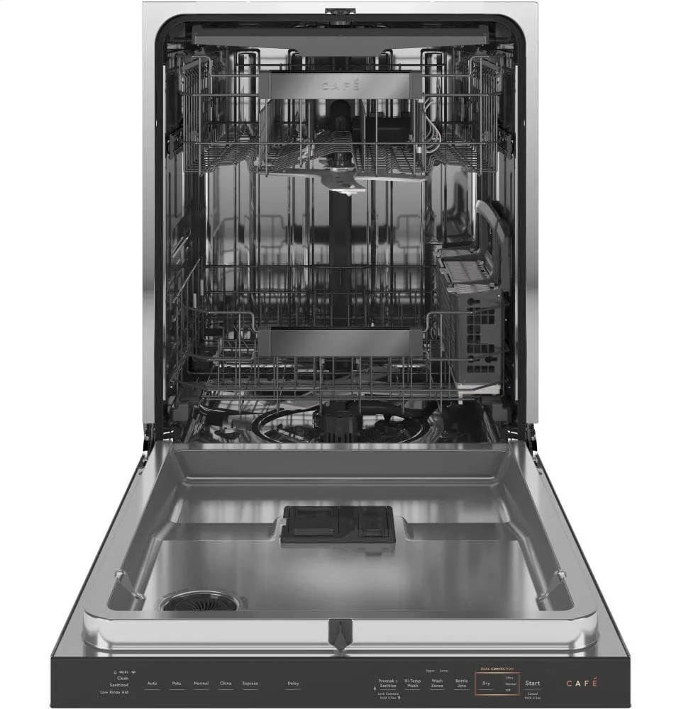 Cafe CDT875M5NS5 Caf Smart Stainless Steel Interior Dishwasher With Sanitize And Ultra Wash & Dual Convection Ultra Dry In Gray