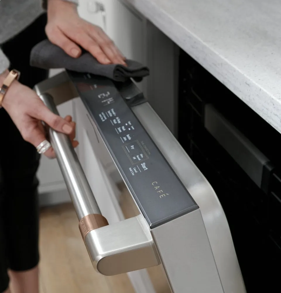 Cafe CDT875P2NS1 Caf Smart Stainless Steel Interior Dishwasher With Sanitize And Ultra Wash & Dual Convection Ultra Dry