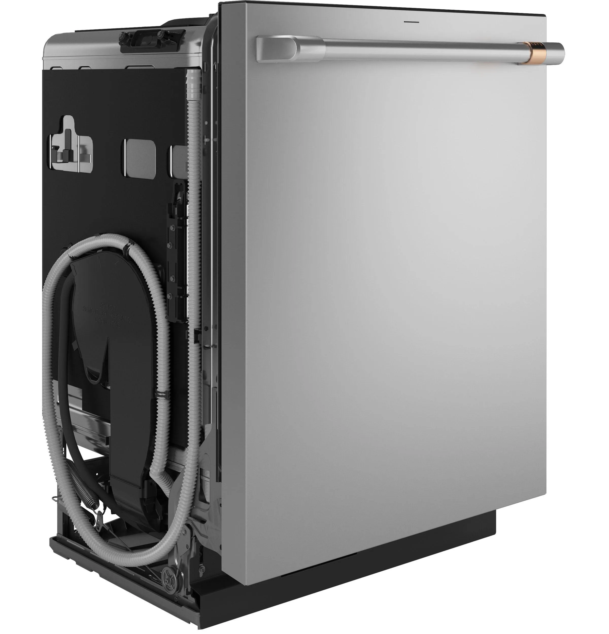 Cafe CDT888P2VS1 Caf&#8482; Customfit Energy Star Stainless Interior Smart Dishwasher With Ultra Wash Top Rack And Dual Convection Ultra Dry, Led Lights, 39 Dba