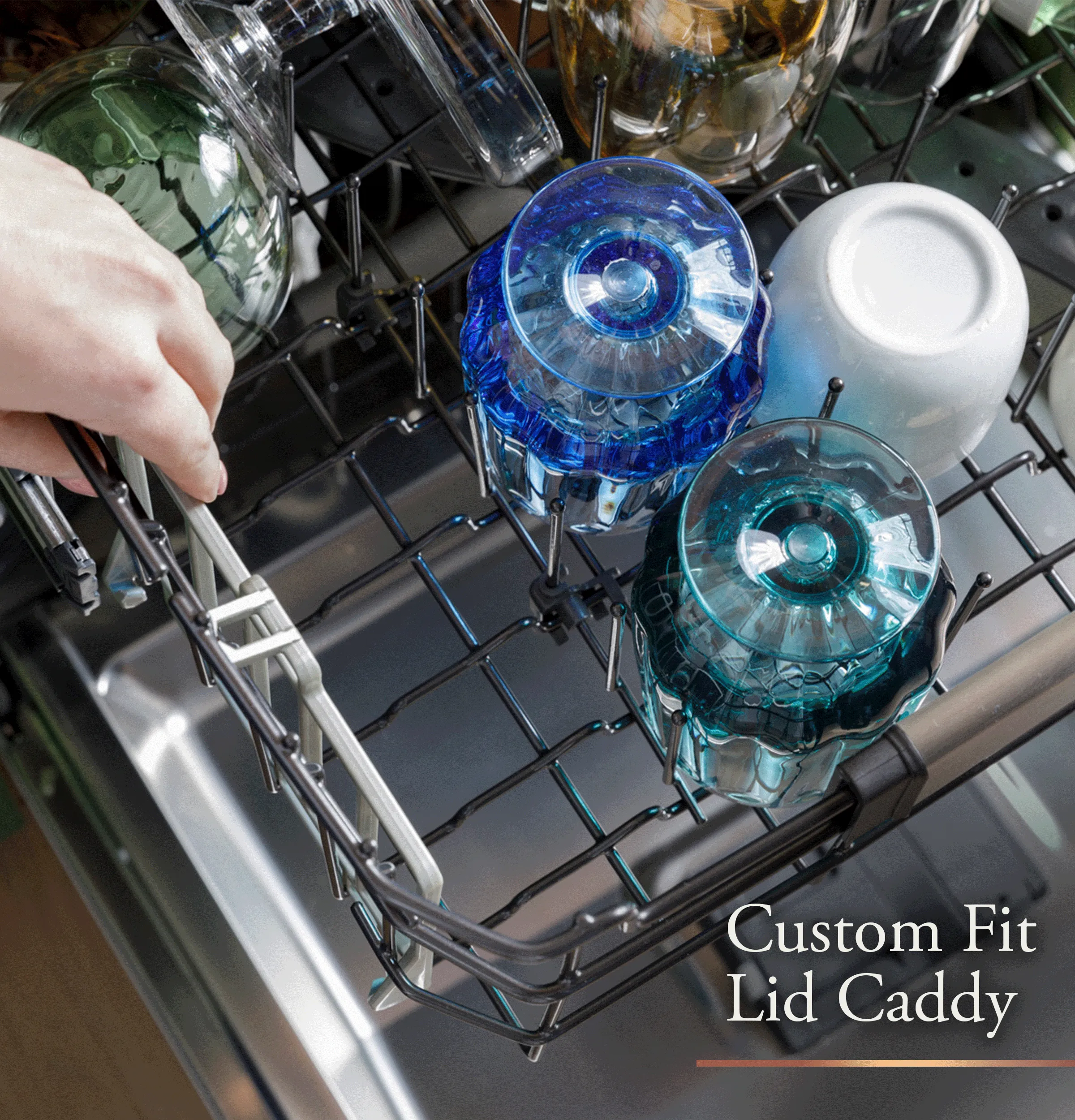 Cafe CDT888P3VD1 Caf&#8482; Customfit Energy Star Stainless Interior Smart Dishwasher With Ultra Wash Top Rack And Dual Convection Ultra Dry, Led Lights, 39 Dba