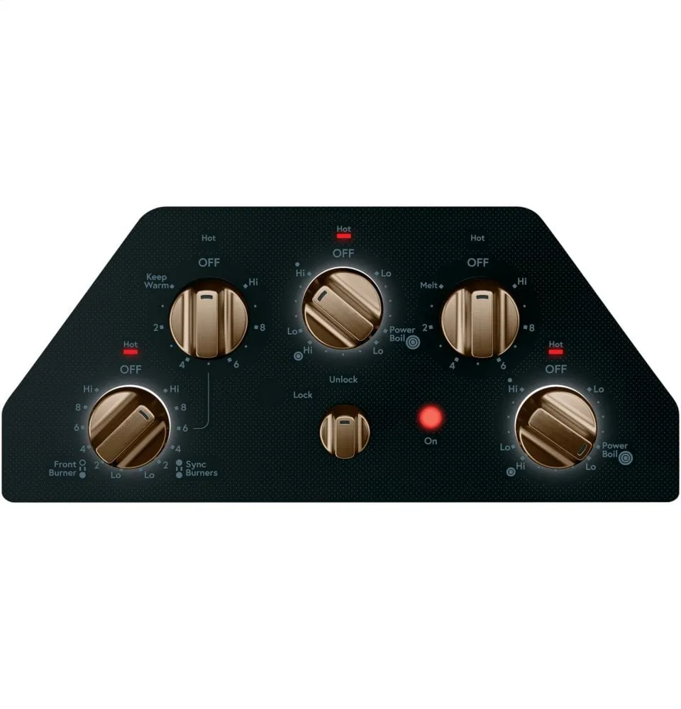 Cafe CEP70363MS2 Caf 36" Knob-Control Electric Cooktop