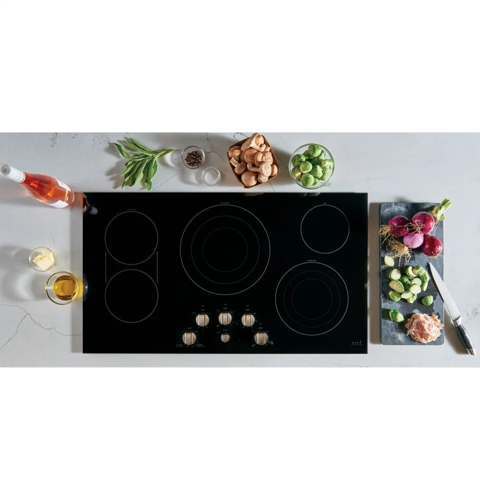 Cafe CEP70363MS2 Caf 36" Knob-Control Electric Cooktop