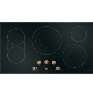 Cafe CEP70363MS2 Caf 36" Knob-Control Electric Cooktop