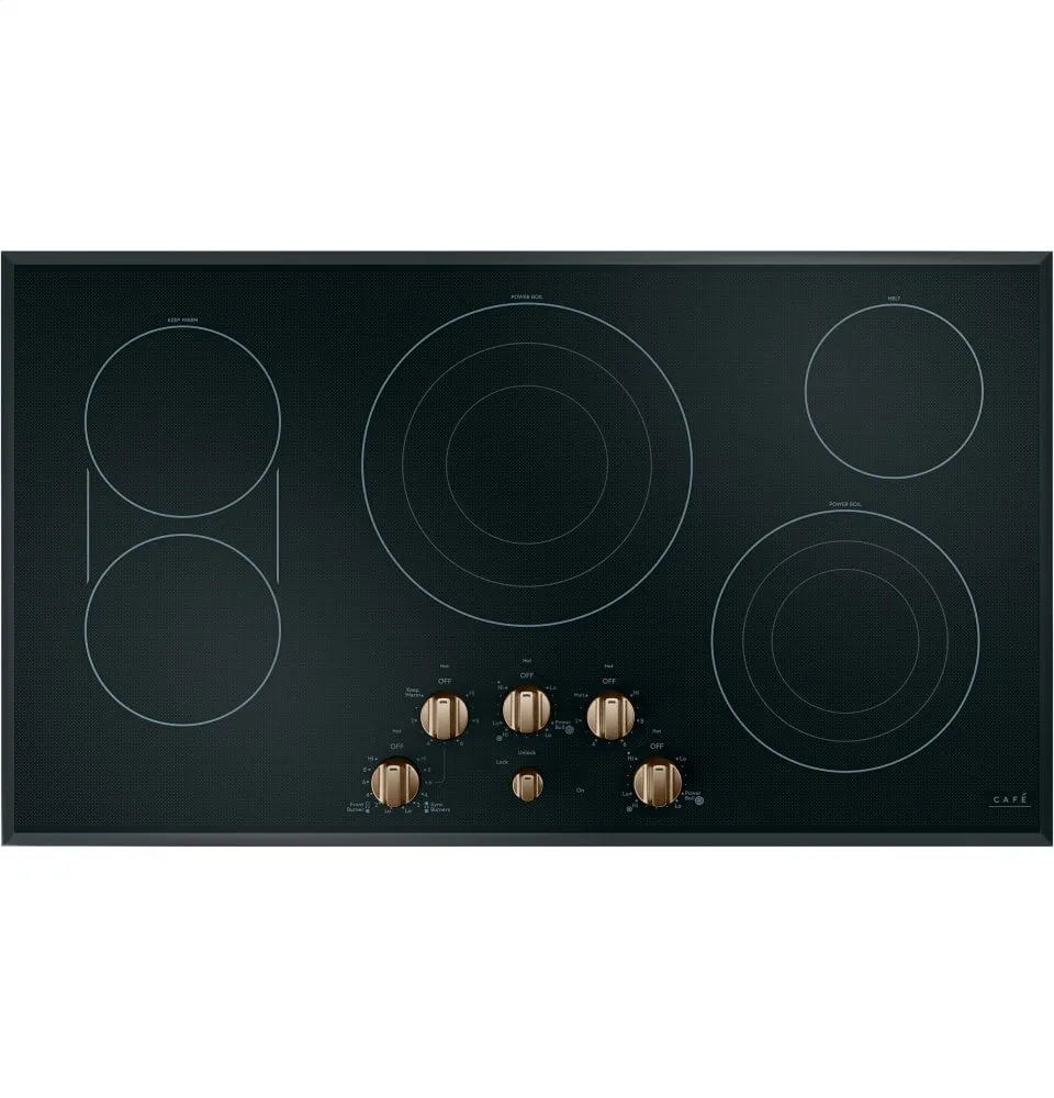 Cafe CEP70363MS2 Caf 36" Knob-Control Electric Cooktop
