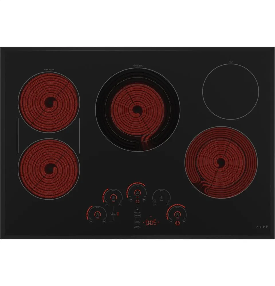 Cafe CEP90301NBB Caf 30" Touch-Control Electric Cooktop