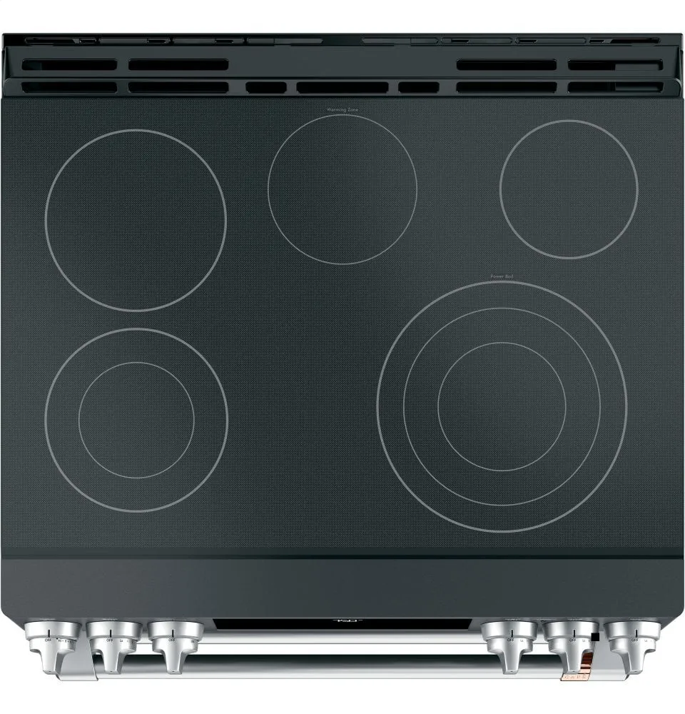 Cafe CES750P3MD1 Caf 30" Smart Slide-In, Front-Control, Radiant And Convection Double-Oven Range