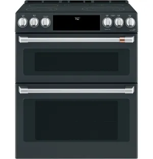 Cafe CES750P3MD1 Caf 30" Smart Slide-In, Front-Control, Radiant And Convection Double-Oven Range