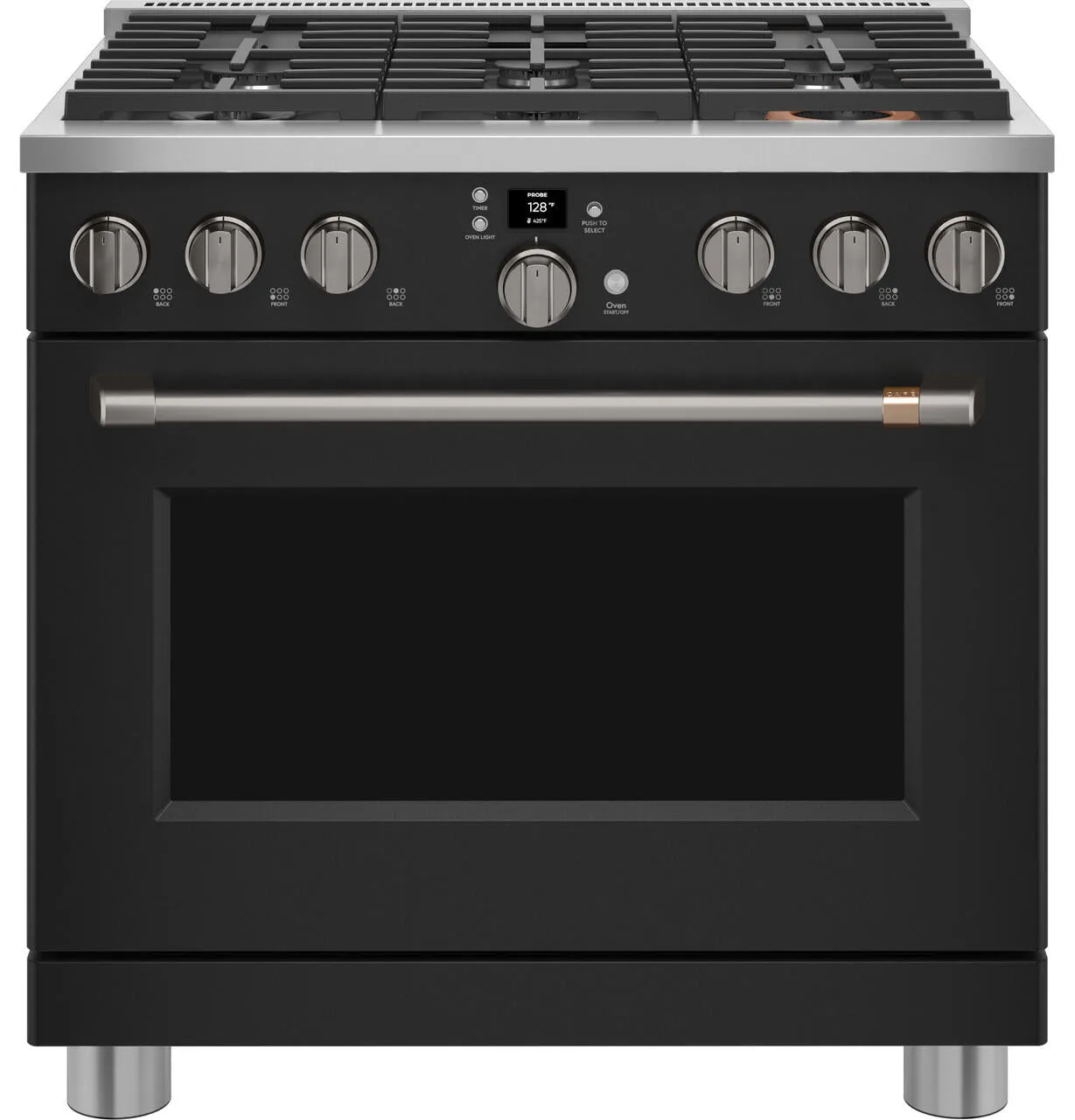 Cafe CGY366P3TD1 Caf&#8482; 36" Smart All-Gas Commercial-Style Range With 6 Burners (Natural Gas)