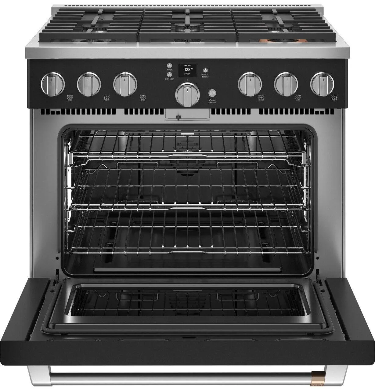 Cafe CGY366P3TD1 Caf&#8482; 36" Smart All-Gas Commercial-Style Range With 6 Burners (Natural Gas)