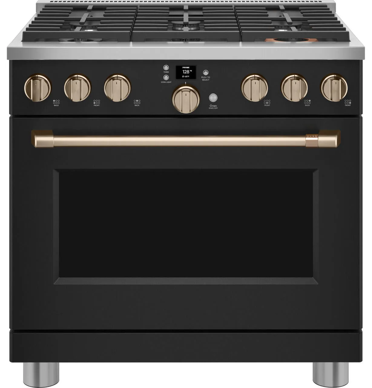 Cafe CGY366P3TD1 Caf&#8482; 36" Smart All-Gas Commercial-Style Range With 6 Burners (Natural Gas)
