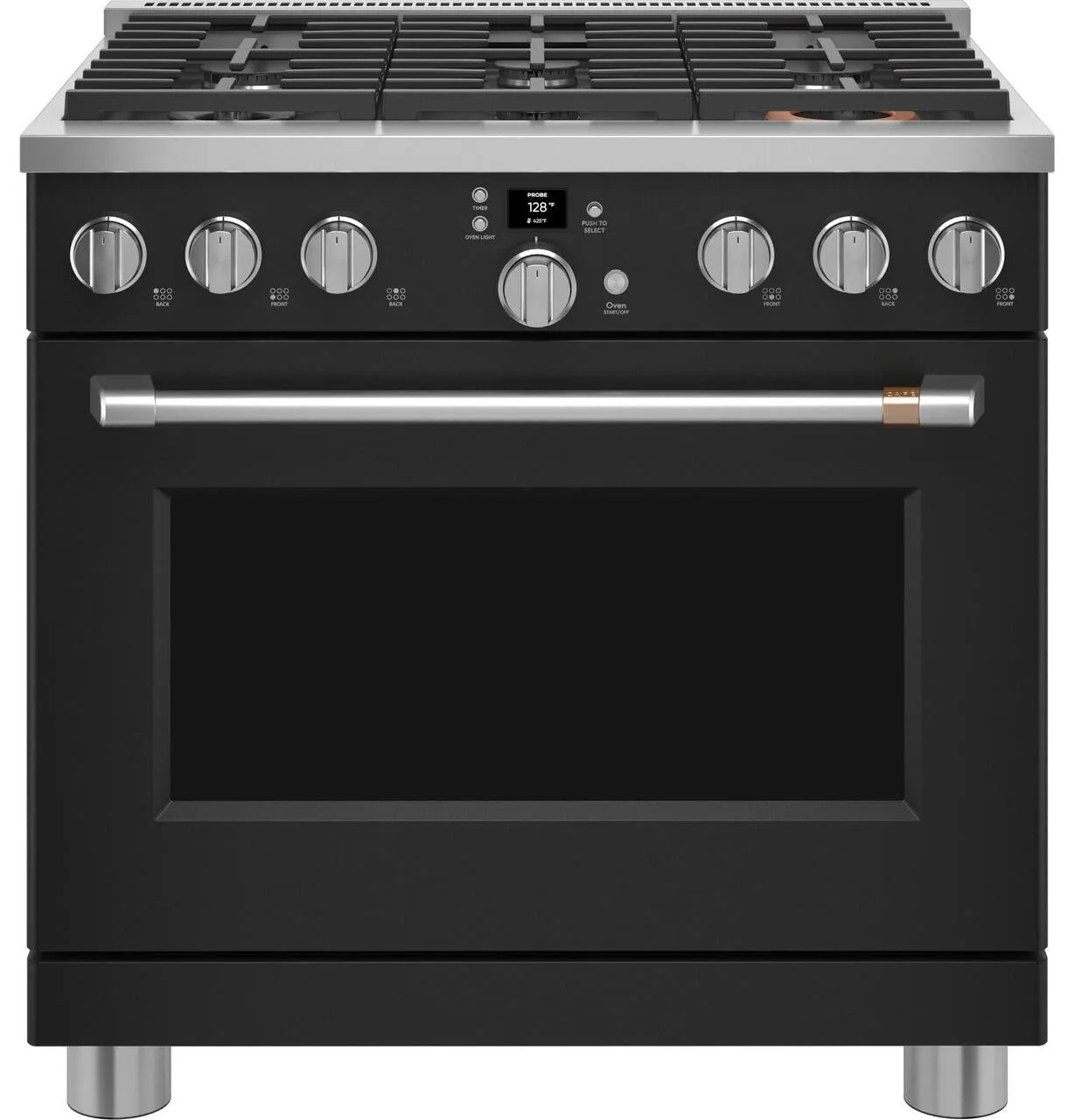 Cafe CGY366P3TD1 Caf&#8482; 36" Smart All-Gas Commercial-Style Range With 6 Burners (Natural Gas)