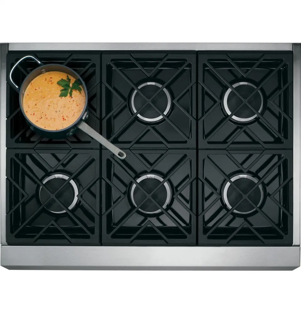 Cafe CGY366P4MW2 Caf 36" All-Gas Professional Range With 6 Burners (Natural Gas)