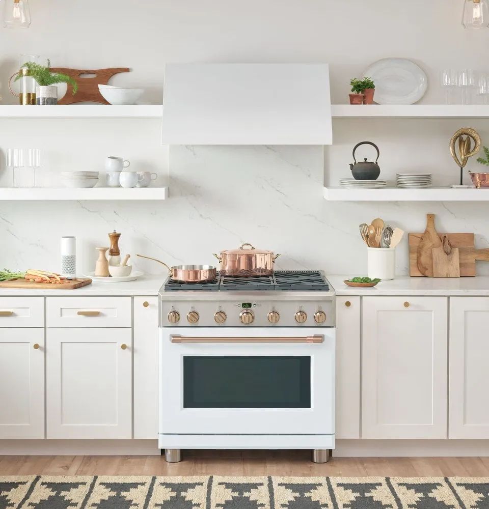 Cafe CGY366P4MW2 Caf 36" All-Gas Professional Range With 6 Burners (Natural Gas)