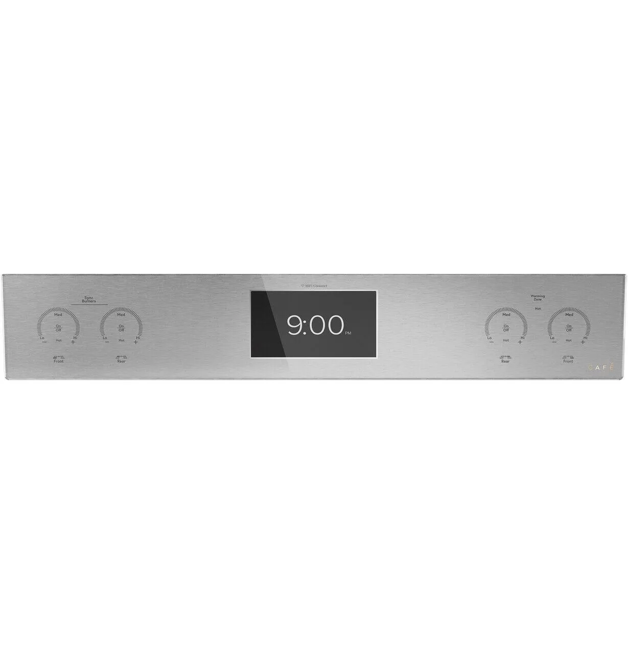 Cafe CHS90XM2NS5 Caf 30" Smart Slide-In, Front-Control, Induction And Convection Range With In-Oven Camera In Platinum Glass