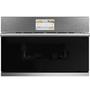 Cafe CSB913M2NS5 Caf 30" Smart Five In One Oven With 120V Advantium Technology In Platinum Glass