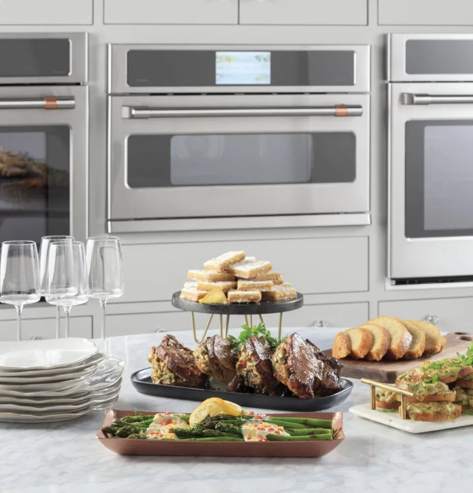 Cafe CSB913P2NS1 Caf 30" Smart Five In One Oven With 120V Advantium Technology
