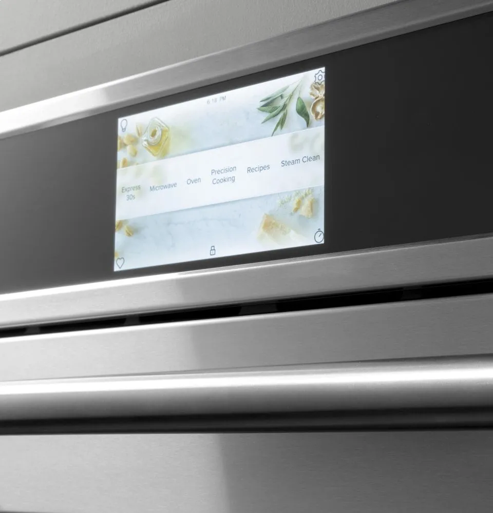 Cafe CSB923P4NW2 Caf 30" Smart Five In One Wall Oven With 240V Advantium Technology
