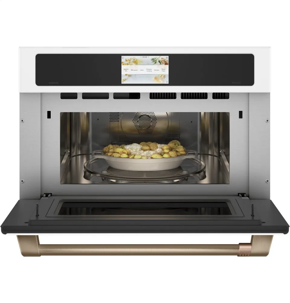 Cafe CSB923P4NW2 Caf 30" Smart Five In One Wall Oven With 240V Advantium Technology