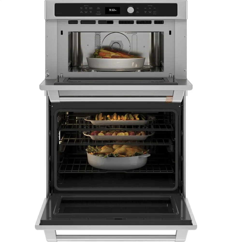 Cafe CTC912P2NS1 Caf 30 In. Combination Double Wall Oven With Convection And Advantium Technology