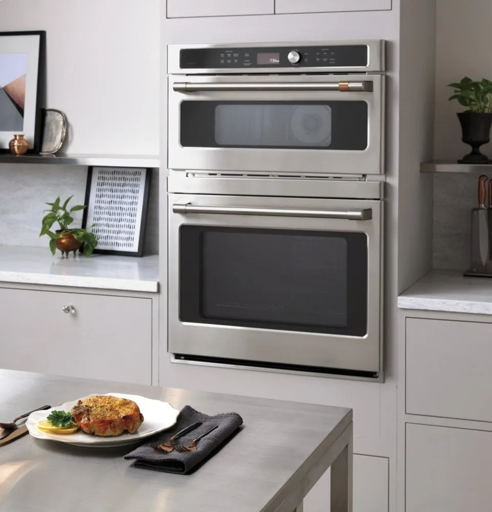 Cafe CTC912P2NS1 Caf 30 In. Combination Double Wall Oven With Convection And Advantium Technology