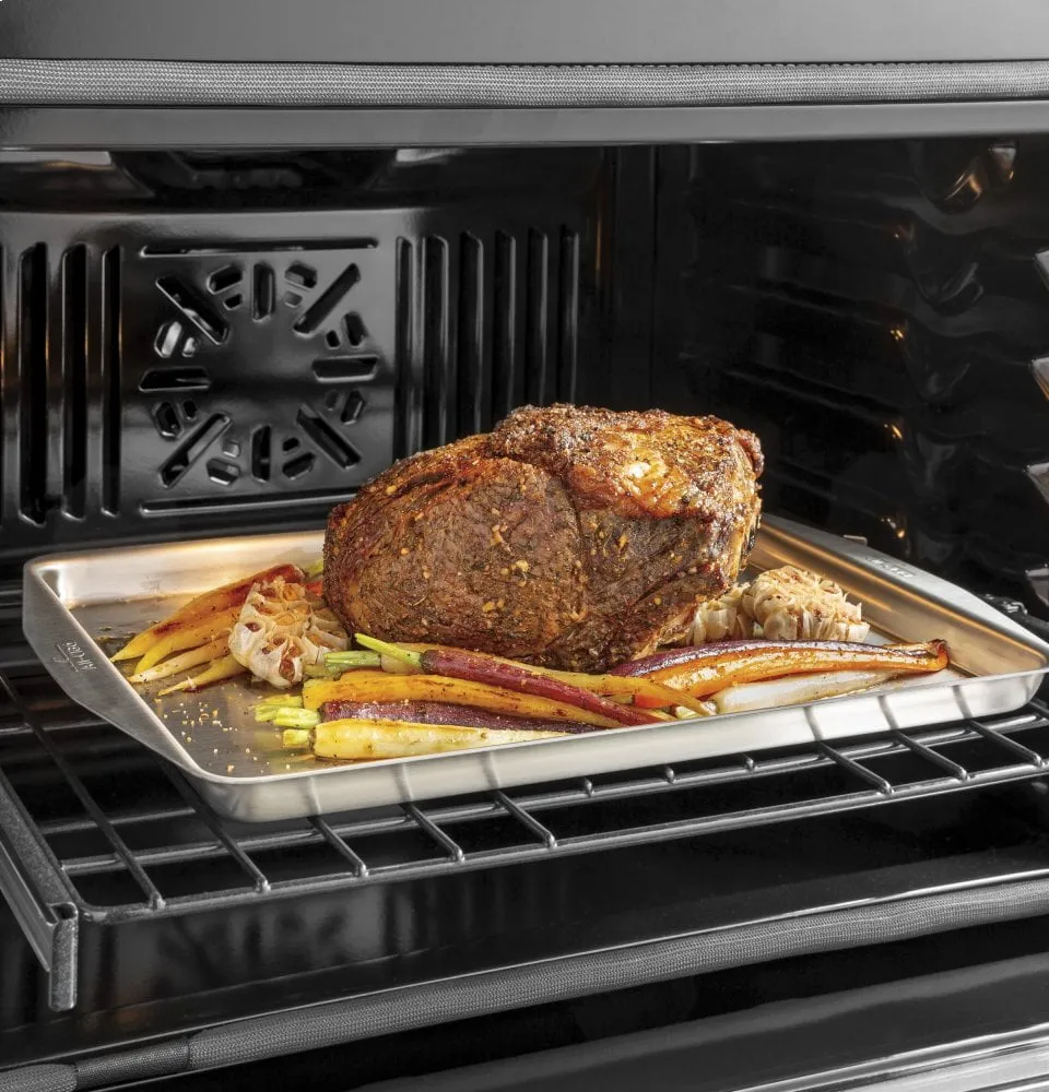 Cafe CTS70DM2NS5 Caf 30" Smart Single Wall Oven With Convection In Platinum Glass