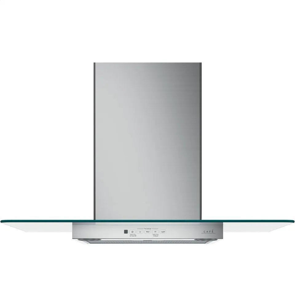 Cafe CVW73012MSS Caf 30" Wall-Mount Glass Canopy Chimney Hood