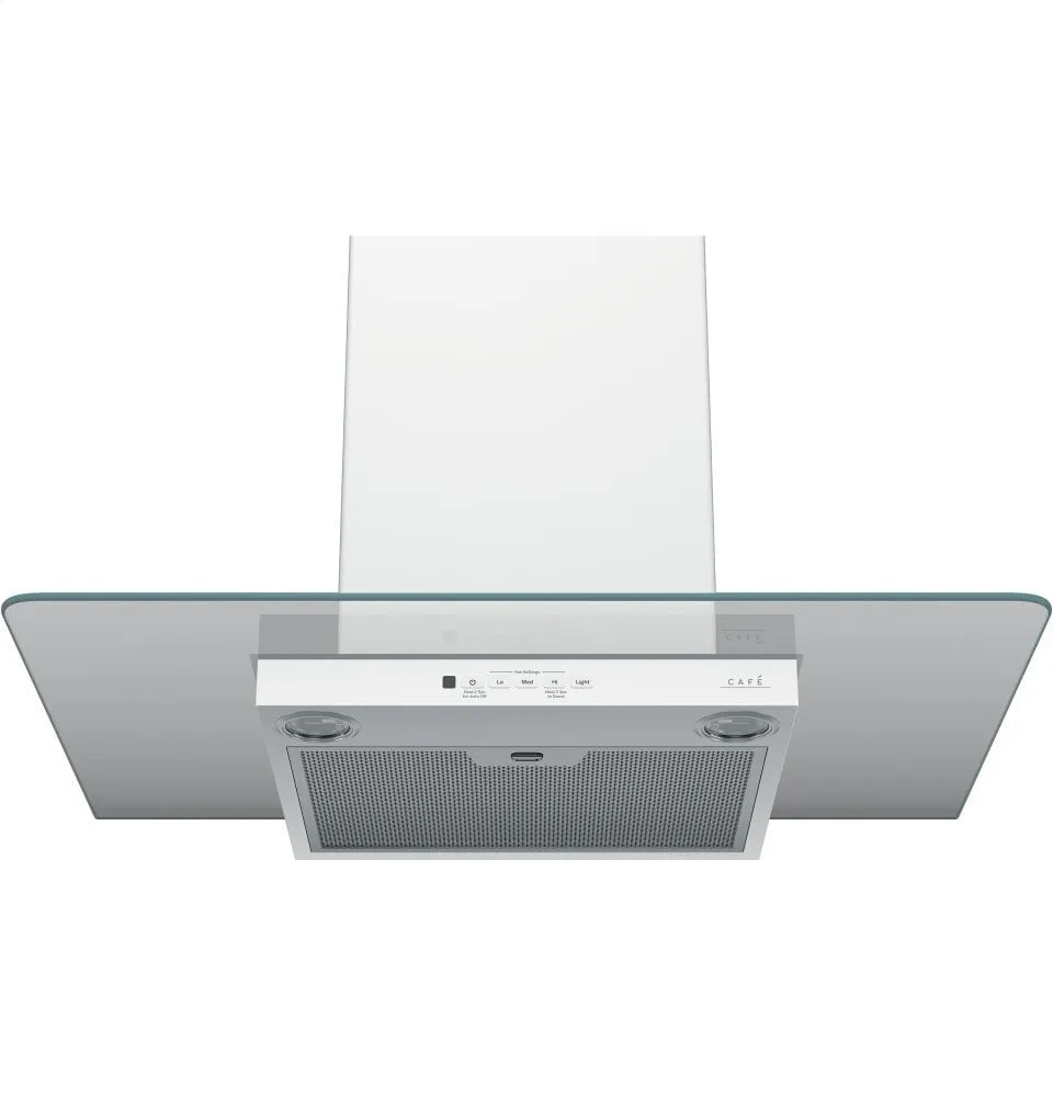 Cafe CVW73014MWM Caf 30" Wall-Mount Glass Canopy Chimney Hood