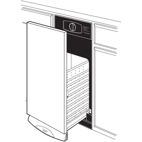 Cafe UCG1500NWW Universal 15" Built-In Compactor