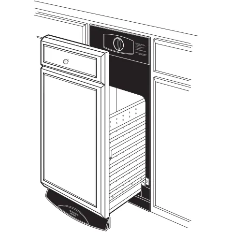 Cafe UCG1510NII Universal 15" Panel-Ready Built-In Compactor