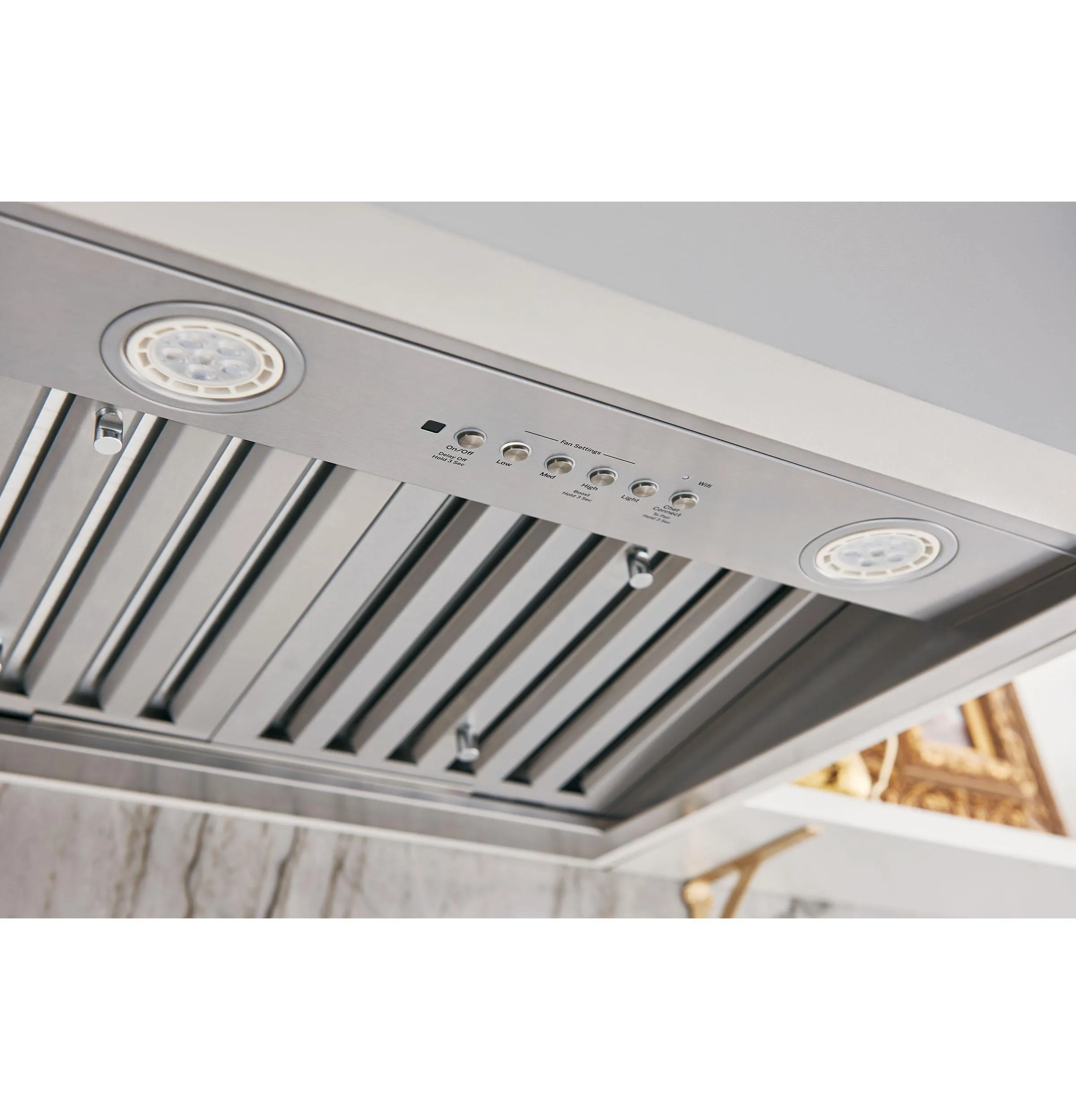 Cafe UVC9360SLSS 36" Smart Designer Custom Insert W/ Dimmable Led Lighting