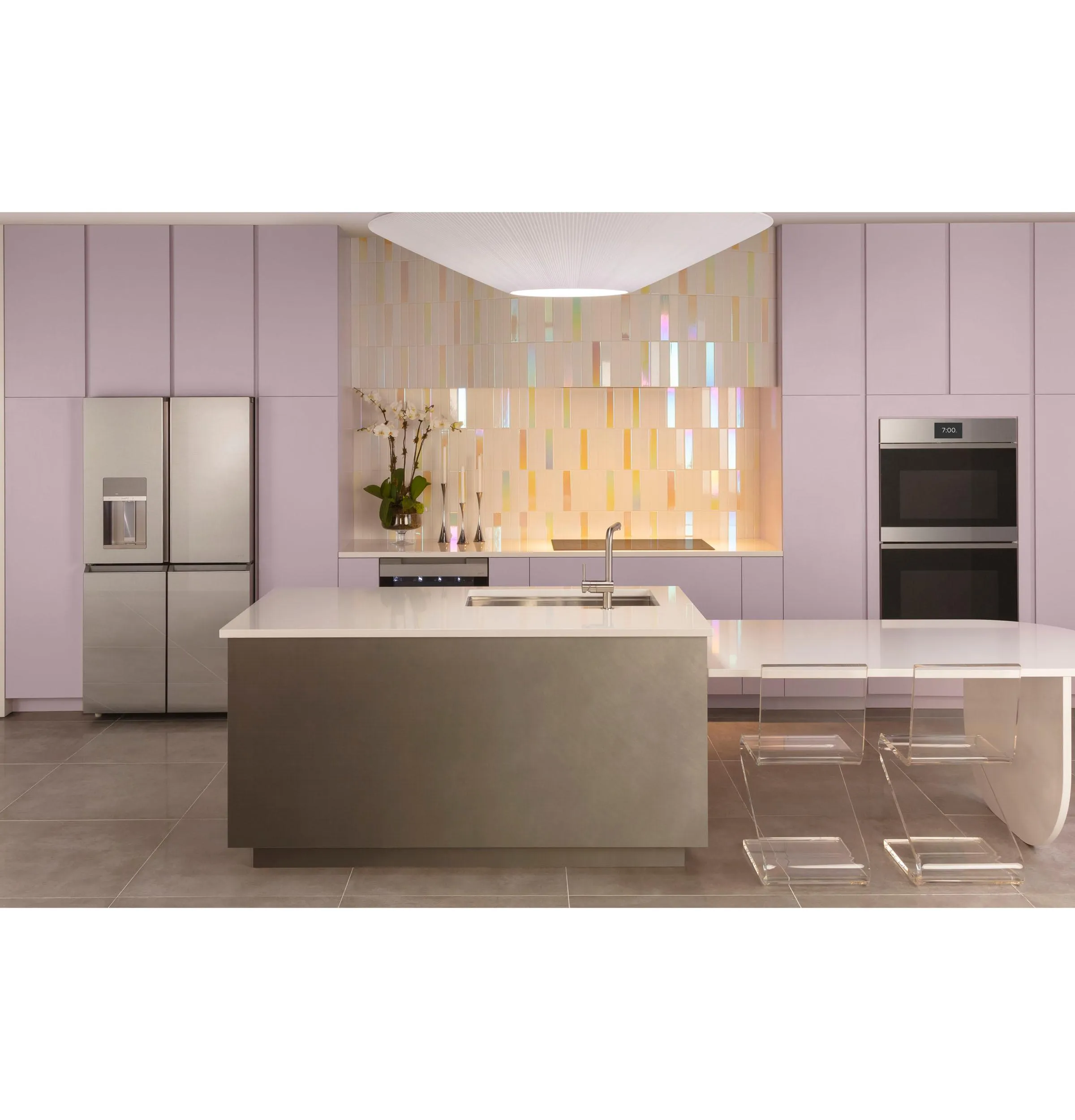 Cafe UVC9360SLSS 36" Smart Designer Custom Insert W/ Dimmable Led Lighting