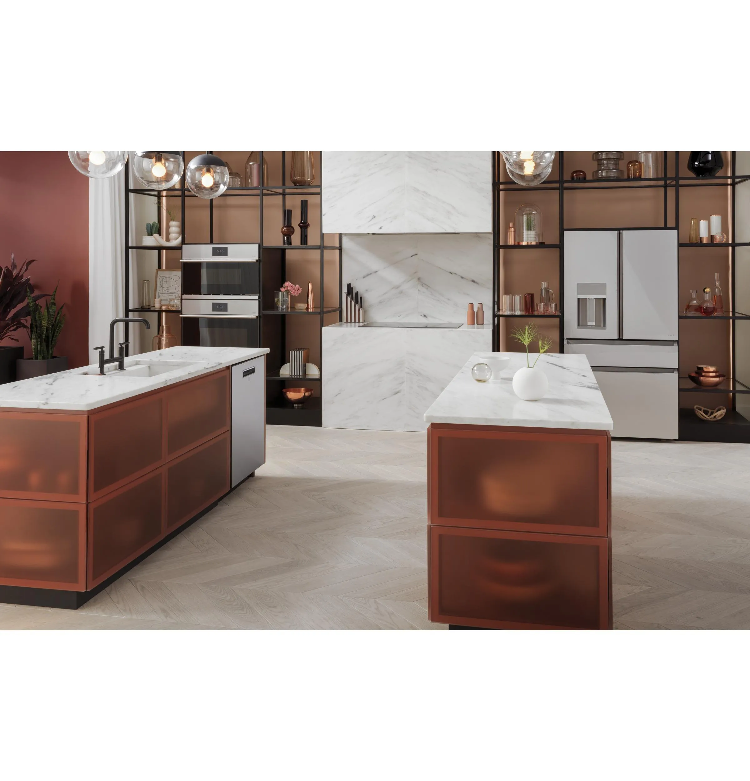 Cafe UVC9360SLSS 36" Smart Designer Custom Insert W/ Dimmable Led Lighting