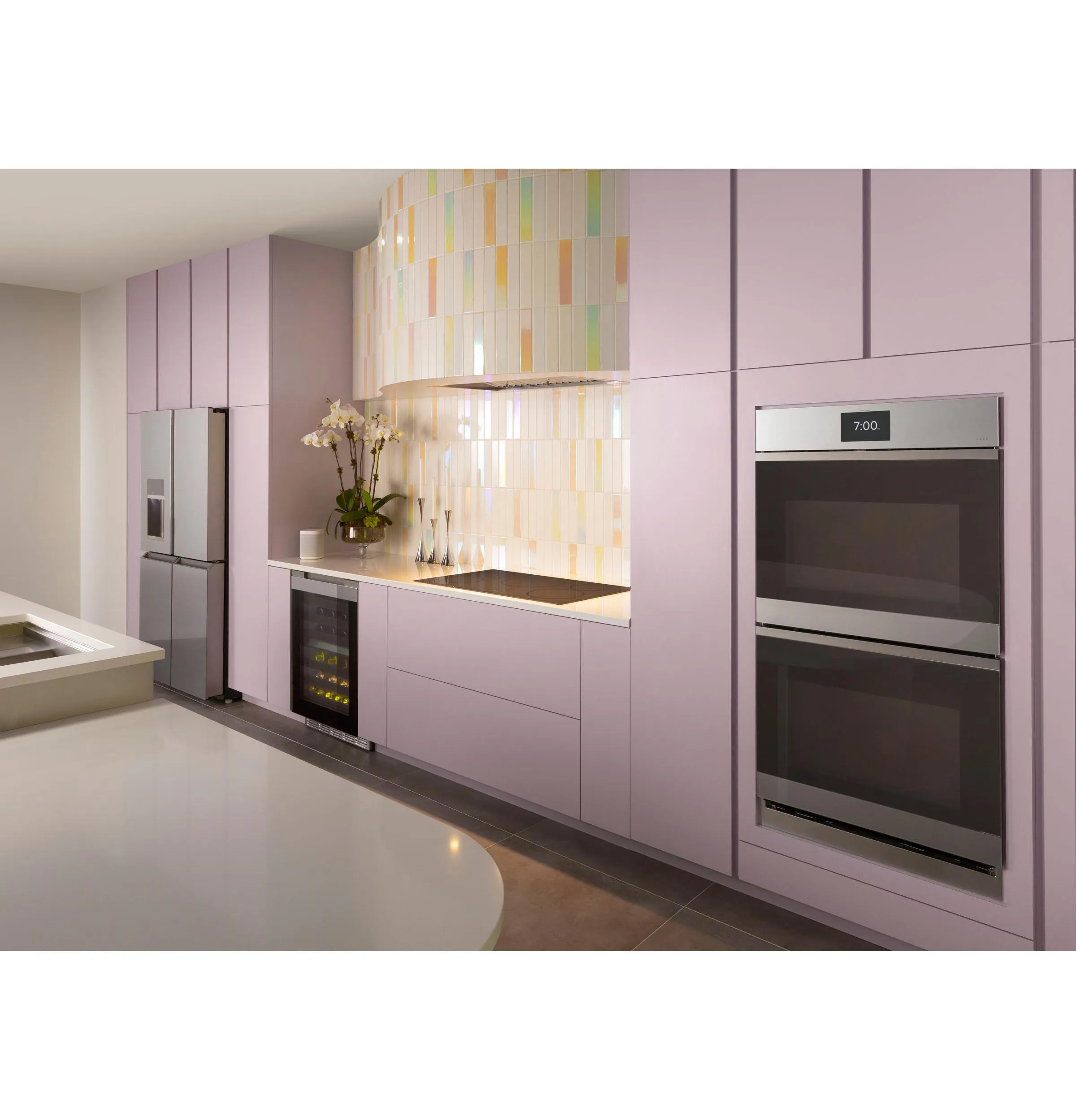 Cafe UVC9360SLSS 36" Smart Designer Custom Insert W/ Dimmable Led Lighting