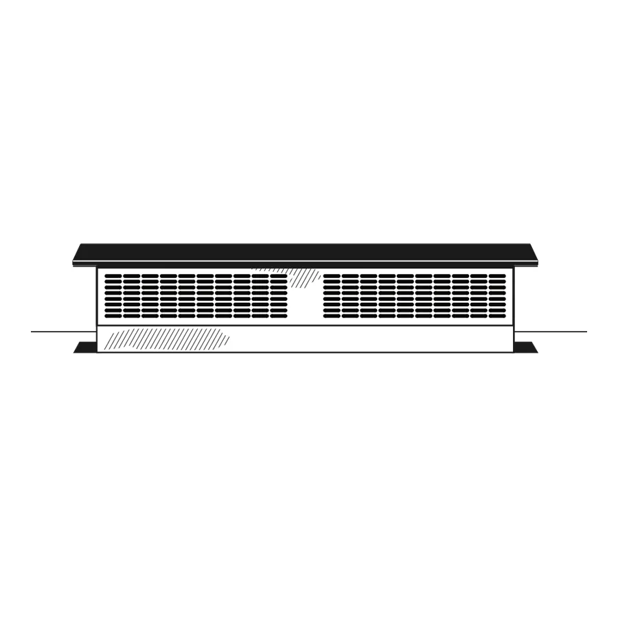 Cafe UVD6361DPBB Universal 36" Telescopic Downdraft System