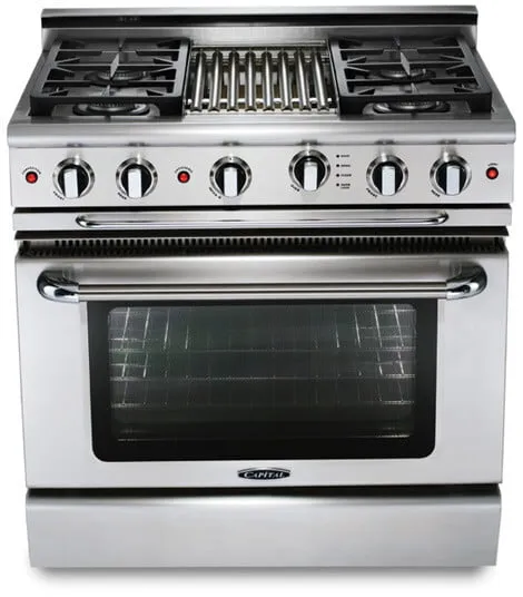 Capital CGSR362B2 Culinarian 36" Gas Self Clean Range