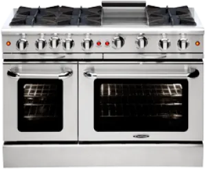 Capital MCOR486GN Culinarian 48" Gas Manual Clean Range - Natural Gas