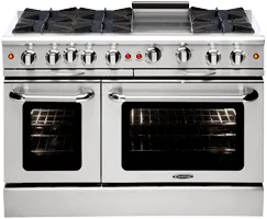 Capital MCOR486GN Culinarian 48" Gas Manual Clean Range - Natural Gas