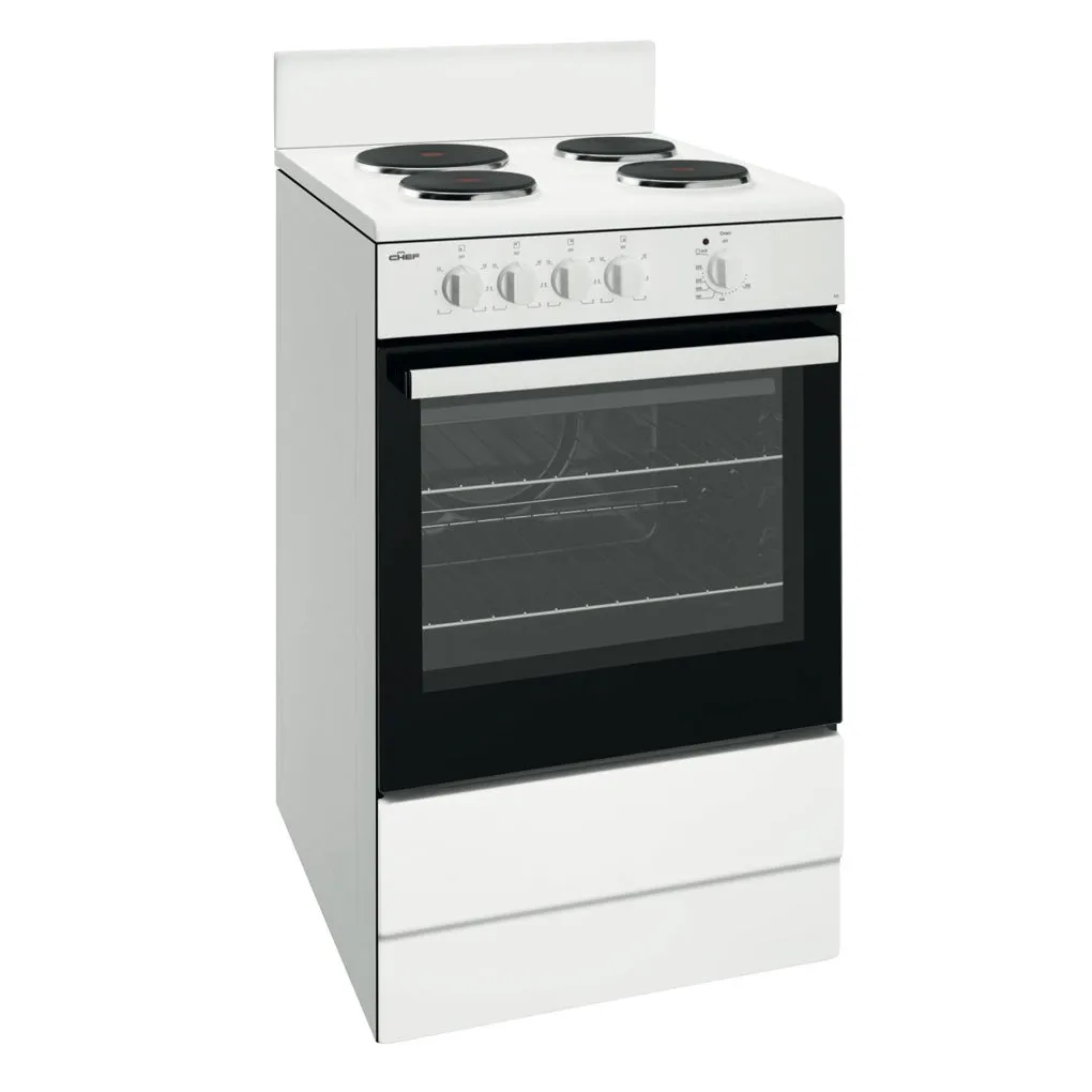 Chef CFE532WB 54cm Electric Freestanding Stove