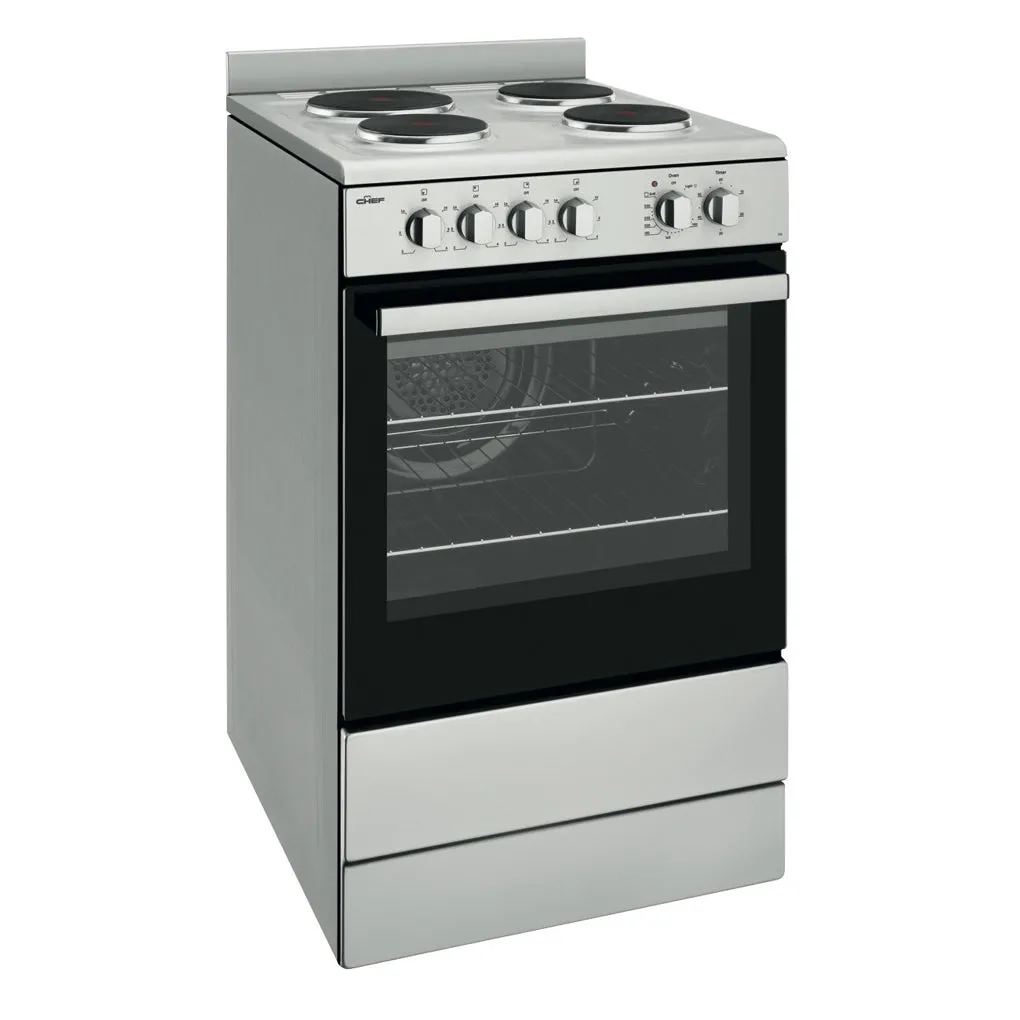 Chef CFE536SB 54cm Electric Freestanding Stove